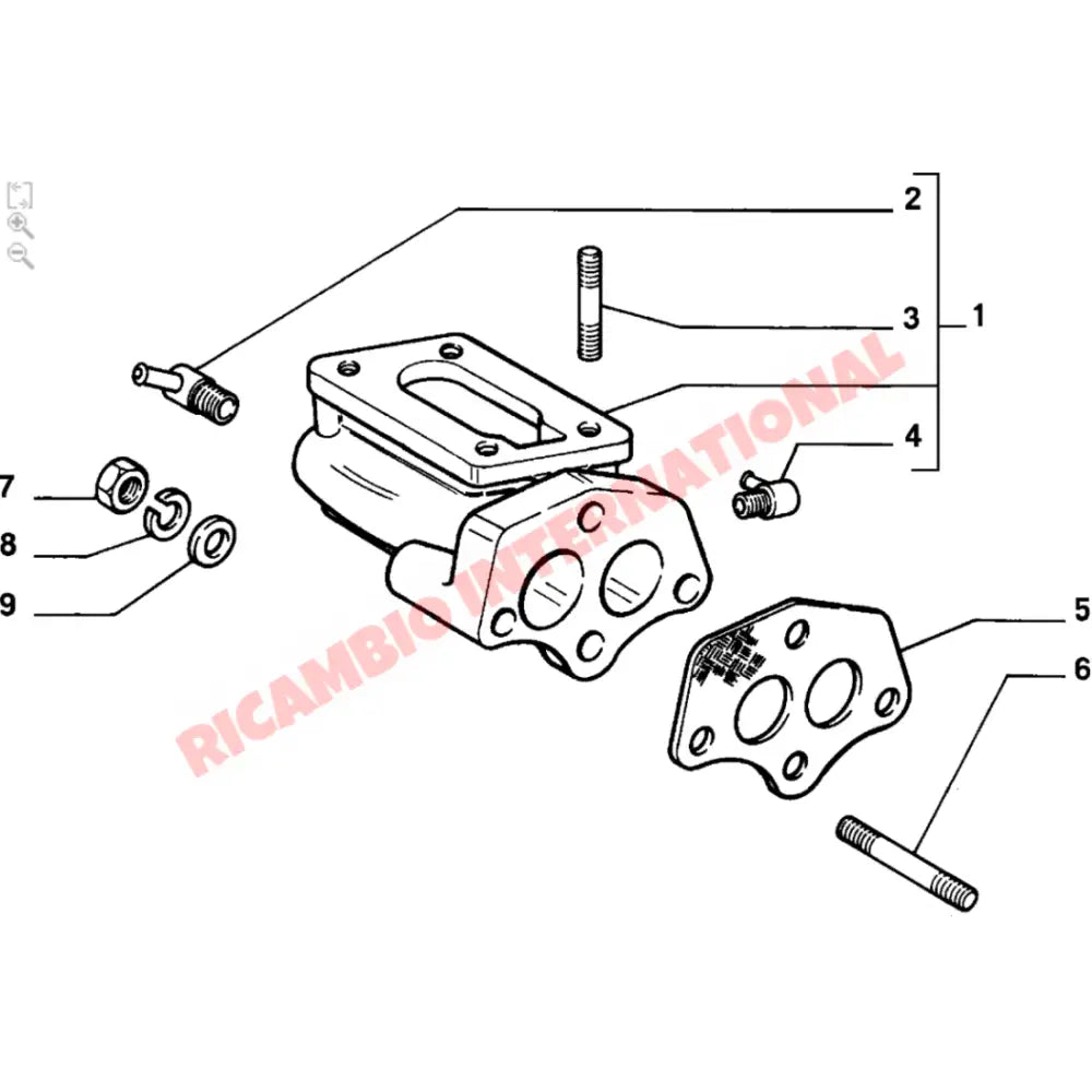 Inlet Manifold Gasket - Fiat 126,Cinquecento
