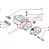 Inlet Manifold Gasket - Fiat 126,Cinquecento