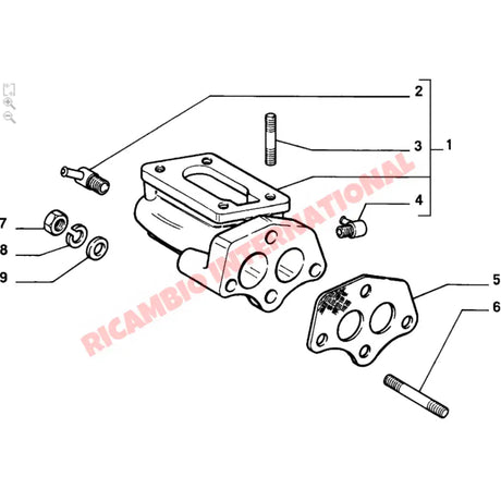 Inlet Manifold Gasket - Fiat 126,Cinquecento