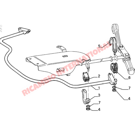 Inner Stabiliser Bush - Classic Fiat Panda Lancia Y10 (15mm) - Suspension and Related Parts