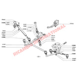 Inner Track Rod End - Classic Fiat 500 126 600 850 124 - Steering