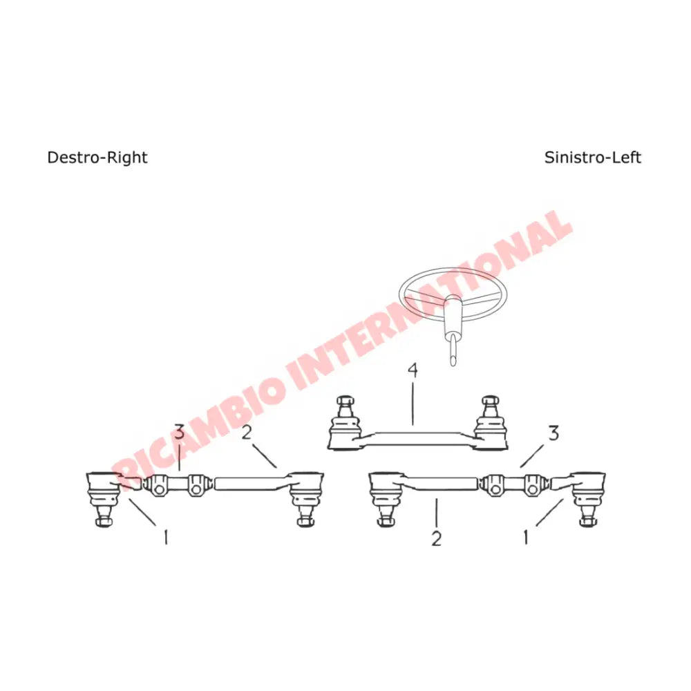 Inner Track Rod End - Fiat 1100D/R - Steering