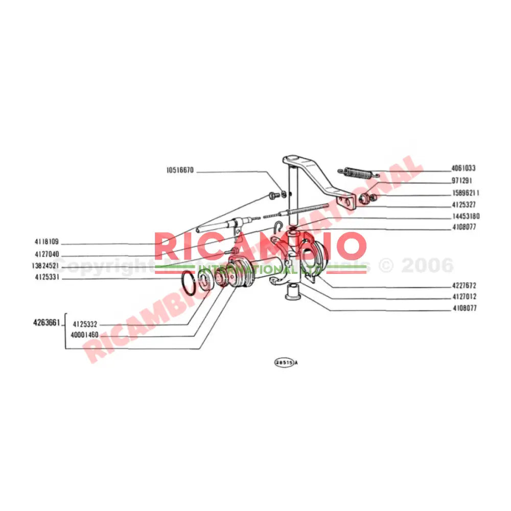 Input Shaft Housing Bush - Classic Fiat 500 126 600 850 - Gearbox and Parts
