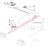 Interior Courtesy Light - Fiat Uno Lancia Y10 - Lights - Lamps & Lenses