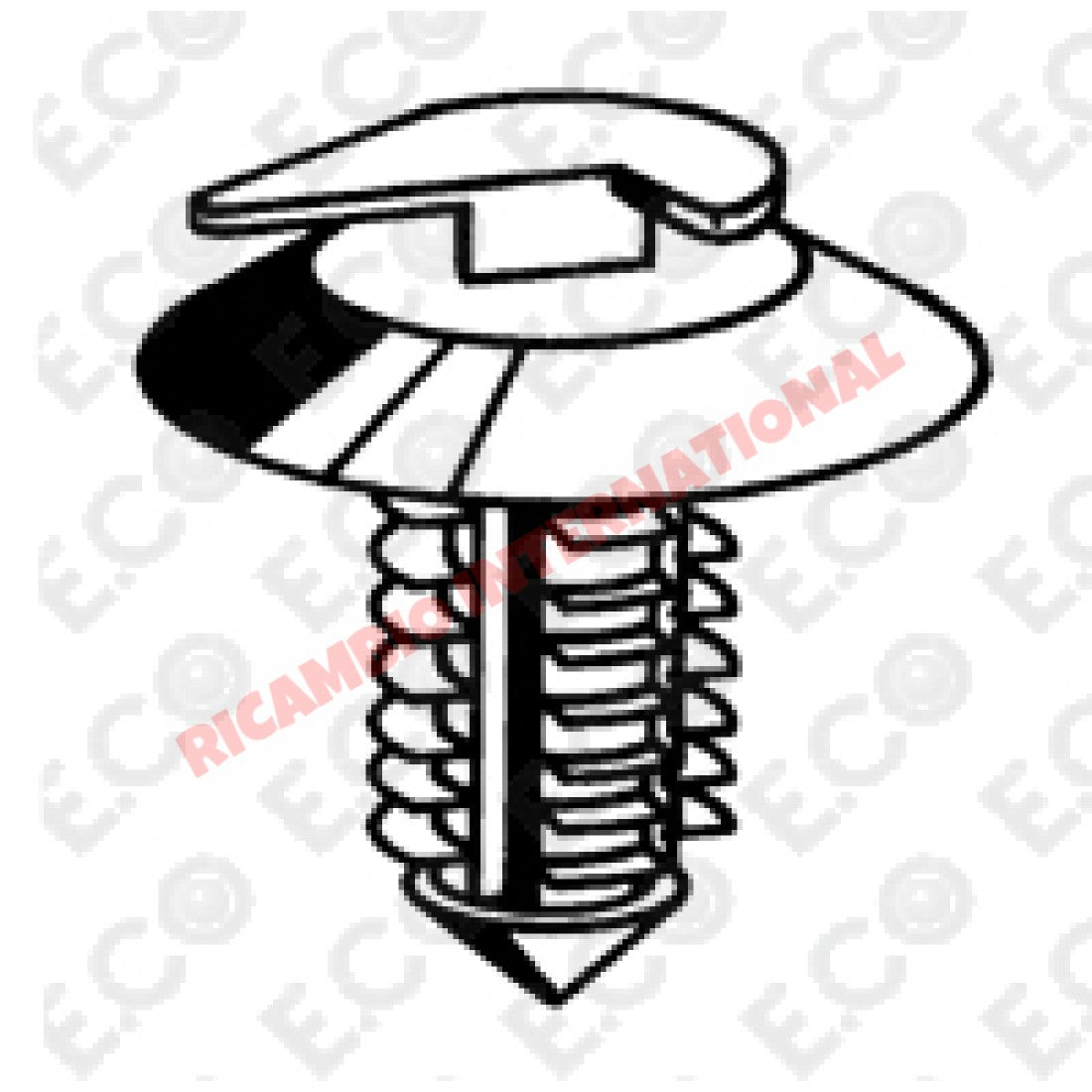 Interior Panel Clip - Fiat Barchetta,Uno,Tipo Lancia Delta,Prisma,Y10 plus many others - Lancia Y10
