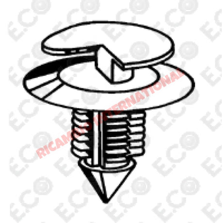Interior Panel Clip - Fiat Strada/Ritmo Lancia Thema plus many others - Strada/Ritmo