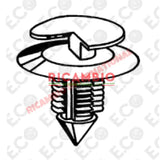 Interior Panel Clip - Fiat Strada/Ritmo Lancia Thema plus many others - Strada/Ritmo