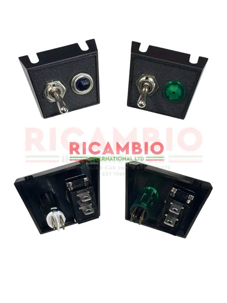 Interior Switch Panel Assorted - Fiat,Lancia Alfa Romeo,Autobianchi - Switch + Green Light - Interior Switches
