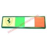 Italian Badge/Sticker - Italian Flags