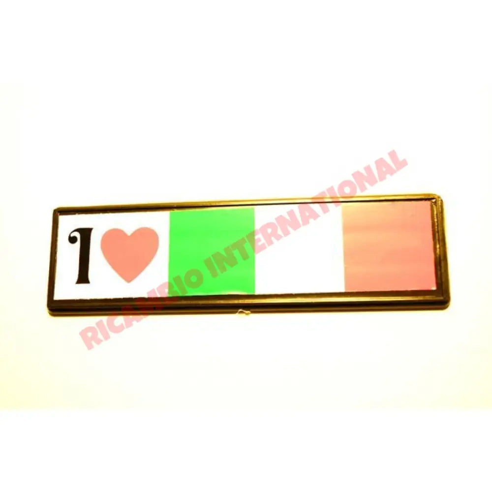 Italian Badge/Sticker - Italian Flags