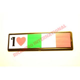 Italian Badge/Sticker - Italian Flags