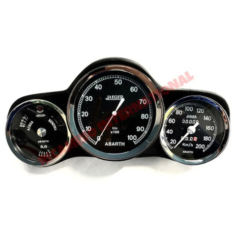 JAEGER Abarth Speedo Cluster Head Unit - Fiat 600 850 - Interior Parts