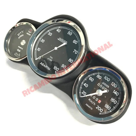 JAEGER Abarth Speedo Cluster Head Unit - Fiat 600 850 - Interior Parts