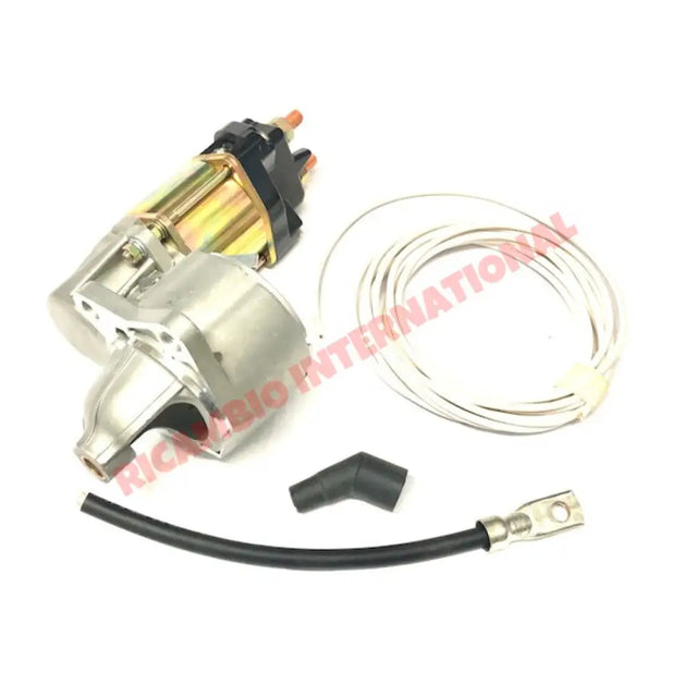 Key Start Solenoid Starter Motor Kit - Classic Fiat 500 - Reconditioned Parts
