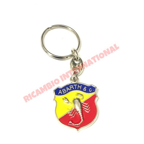 Keyring Abarth Shield - Abarth - Classic Fiat 500 Parts & Spares
