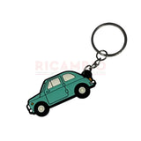 Keyring Fiat 500 Aquamarine - Gifts - Confectionary - Furniture and Novelty Items