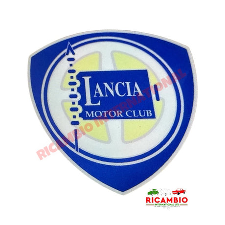 Lancia Motor Club Window Sticker - Stickers & Badges