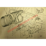 Large Air Hose Fan Cowling - Classic Fiat 500 - Heating and Cooling