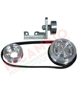 Lightweight Alloy Pulley Kit Belt - Classic Fiat 500 126 - fan belt
