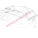 Long Sunroof Rubber Strap - Classic Fiat 500 - Sunroof Fittings and Associated Parts
