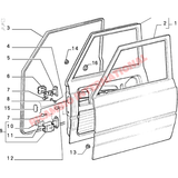 Lower Door Hinge - Classic Fiat Panda - Body Panels