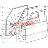 Lower Door Hinge - Classic Fiat Panda - Body Panels