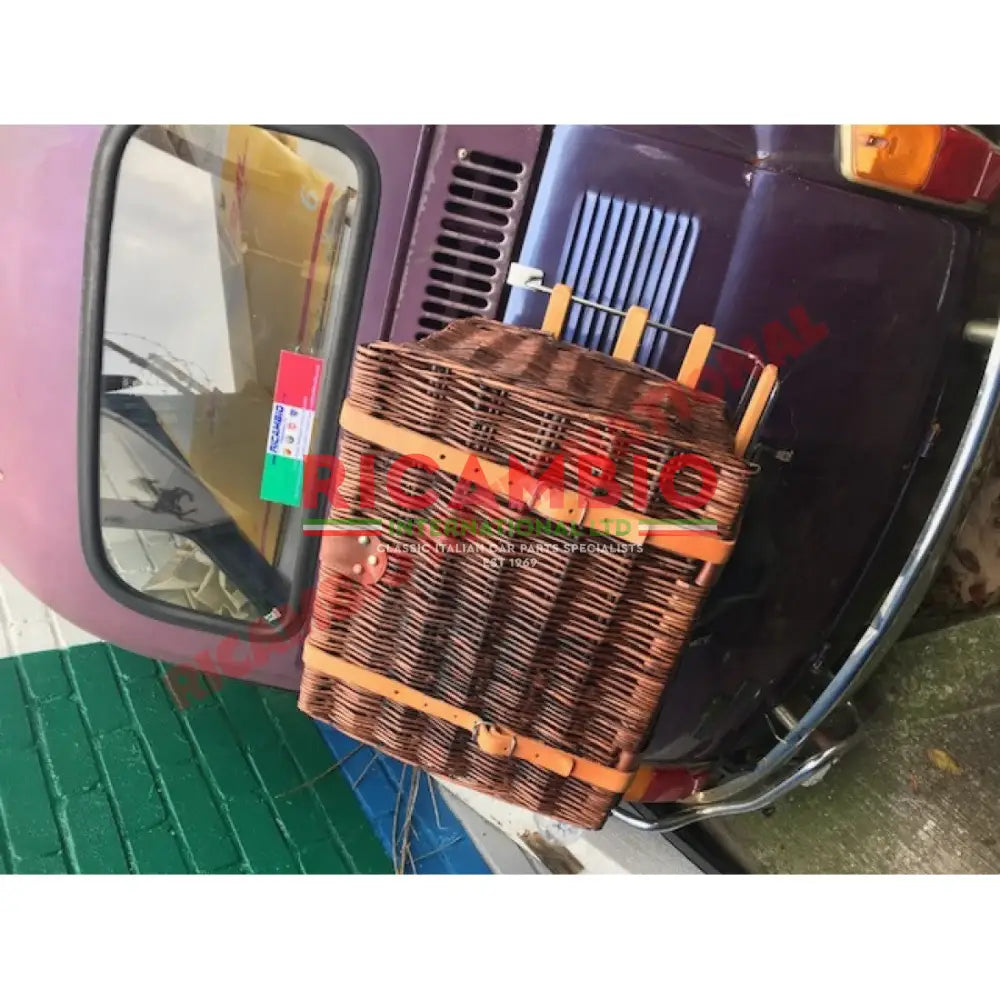 Luggage Rack Wicker Basket BROWN - Classic Fiat 500 - Classic Fiat 500 Parts & Spares
