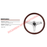 Luisi ’Montecarlo’ Mahogany Wooden Steering Wheel - Fiat Lancia Alfa Romeo - Steering