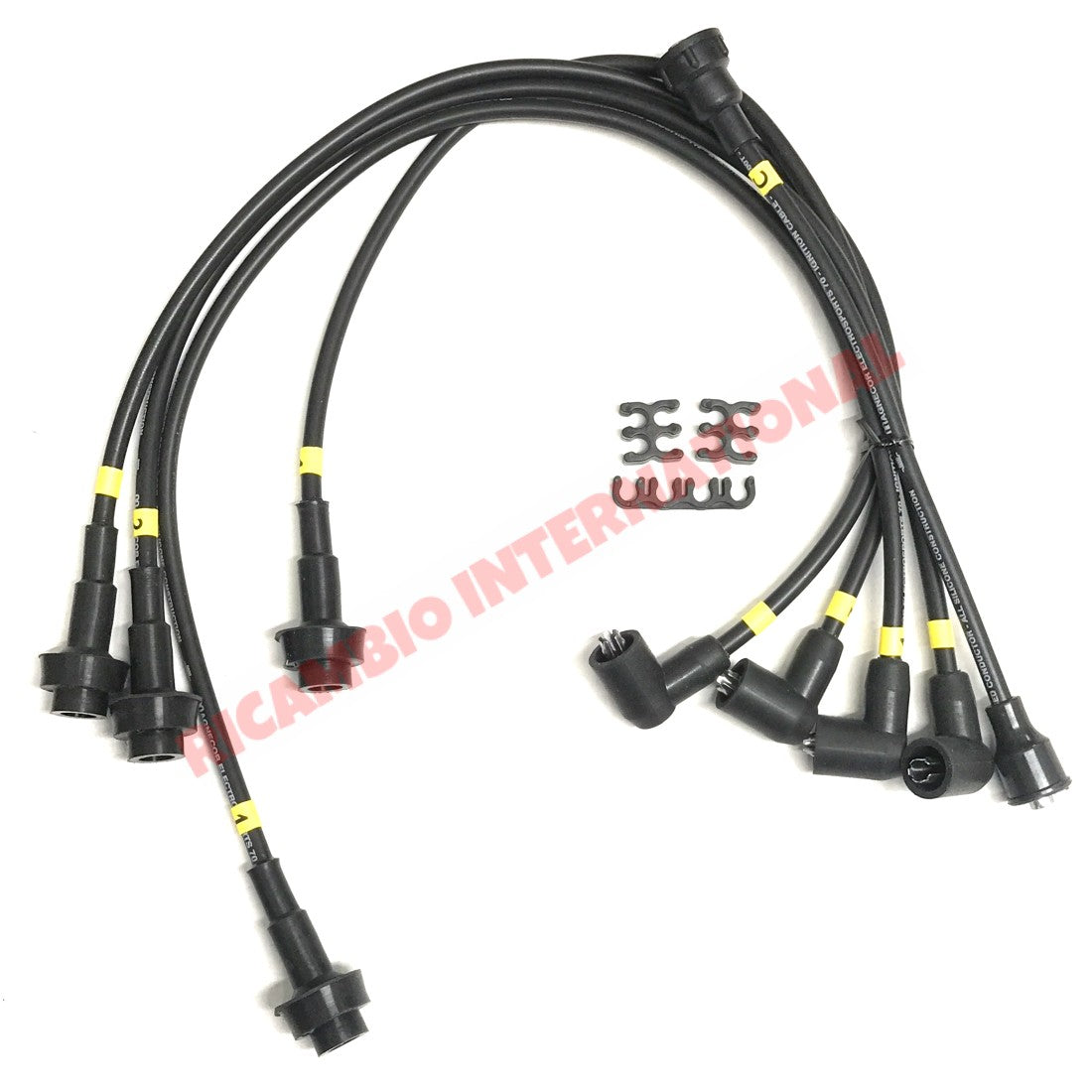 Magnecor Ignition Lead Set (TOP ENTRY CAP) - Lancia Fulvia - Lancia Fulvia Ignition & Electrical Items