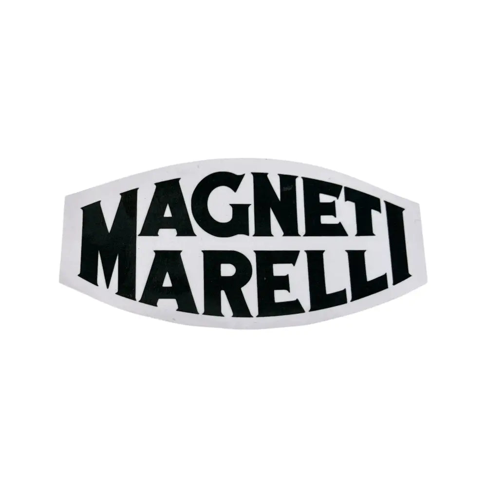 Magneti Marelli Stickers - BLACK 150mm - Stickers & Badges