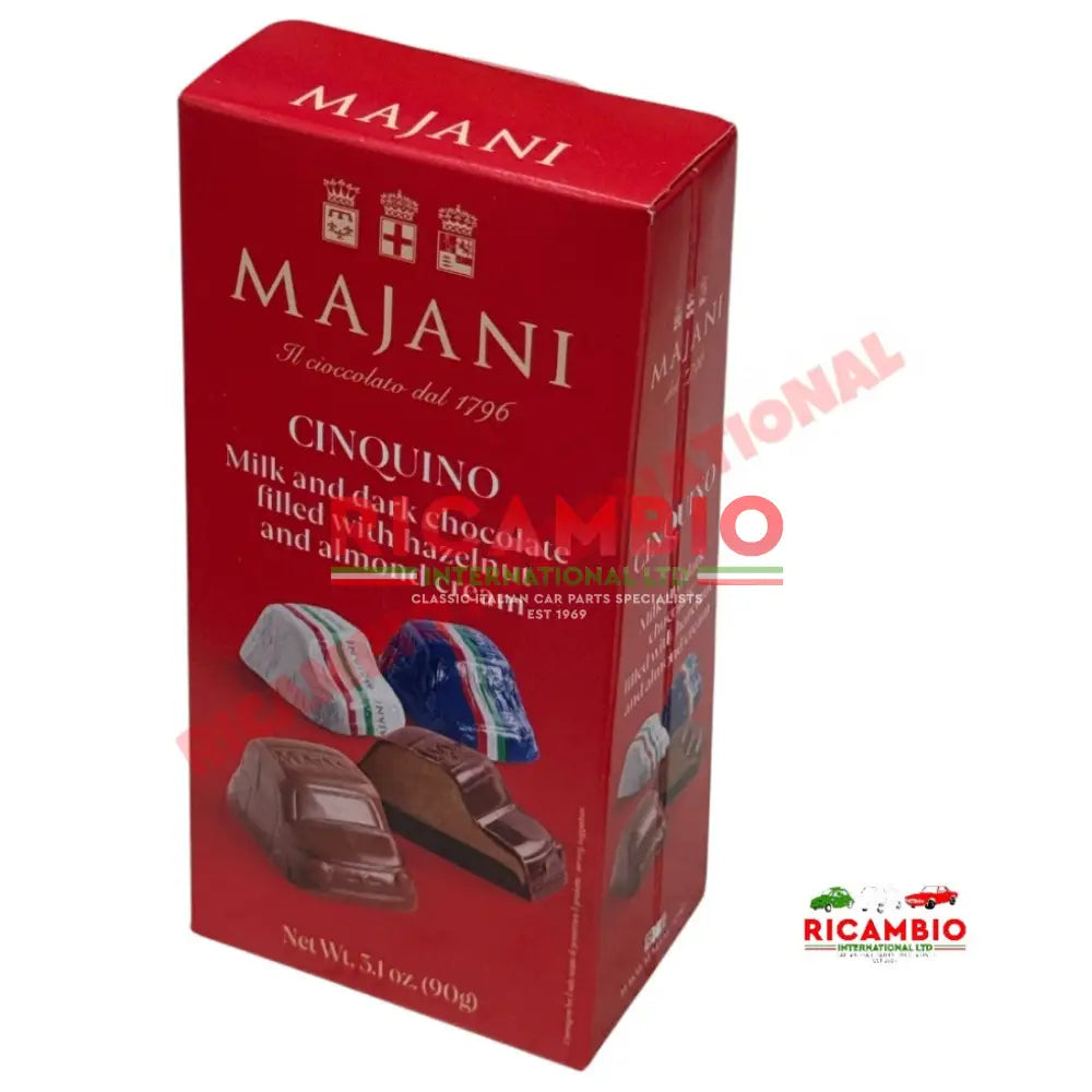 Majani Cinquini Assorted Milk & Dark Fiat 500 Chocolates - Gluten Free - Gifts - Confectionary - Furniture and Novelty