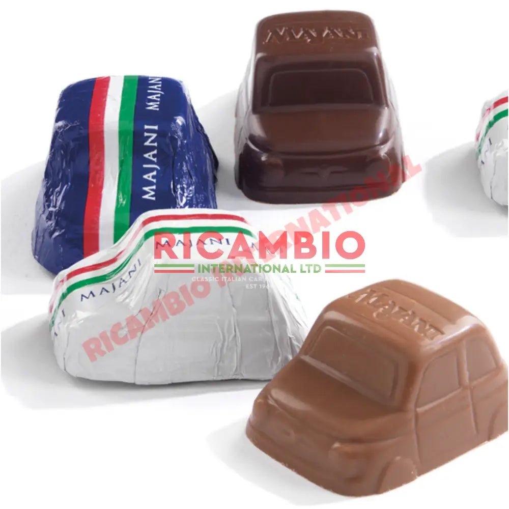 Majani Cinquini Assorted Milk & Dark Fiat 500 Chocolates - Gluten Free - Gifts - Confectionary - Furniture and Novelty