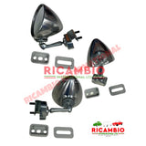 Matt Metal Bullet Mirror (Clip-on) - Classic Fiat 500,600,850 - Mirrors