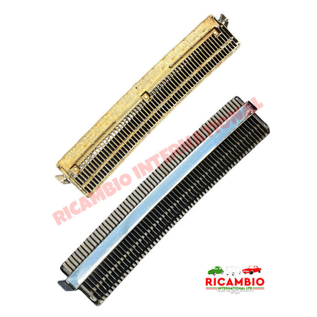 Metal/Chrome Bonnet Grille - Fiat 124 Sports Coupe (cc) - Exterior