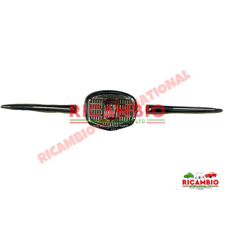 Metal Chrome Front Badge Grille & Clips - Classic Fiat 500 - Exterior Parts and Trim