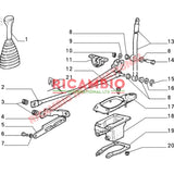 Metal Clip for Gear Linkage Accelerator Pedal & Clutch Linakge - Classic Fiat Panda,Uno,Cinquecento,Seicento Y10