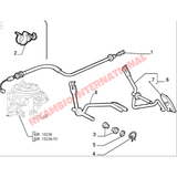 Metal Clip for Gear Linkage Accelerator Pedal & Clutch Linakge - Classic Fiat Panda,Uno,Cinquecento,Seicento Y10