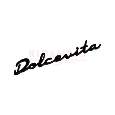 Metal ’Dolcevita’ Badge - Black - Badges & Emblems