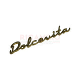 Metal ’Dolcevita’ Badge - Gold - Badges & Emblems