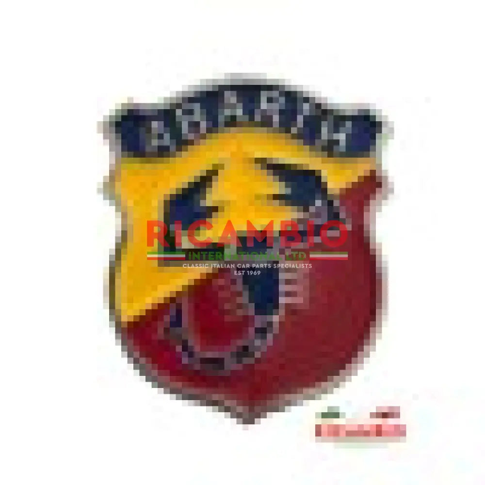 Metal & Enamel Abarth Badge Selection - Small shield 30mm - Badges & Emblems