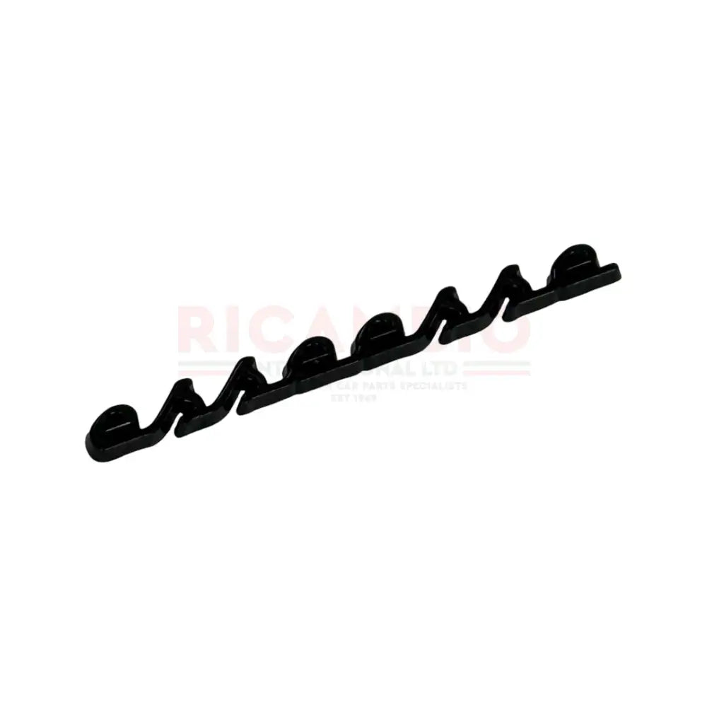 Metal ’esseesse’ Badge - Abarth - Black