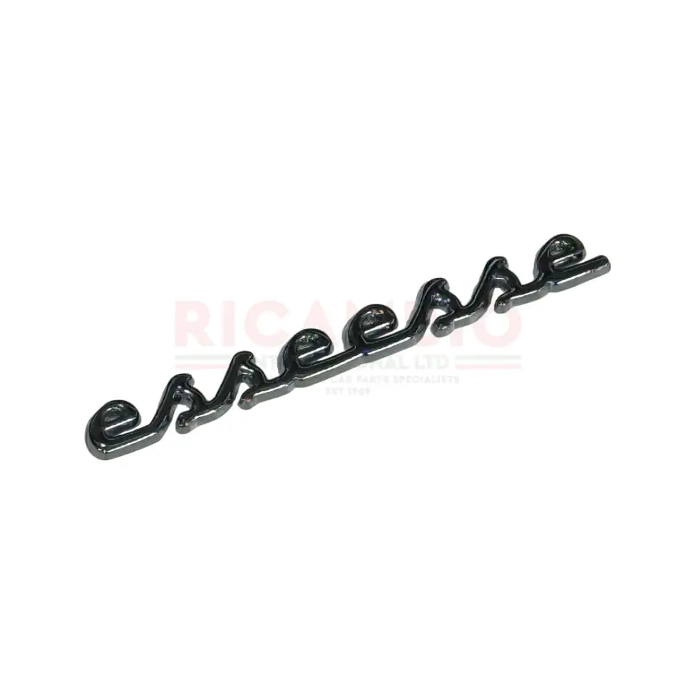 Metal ’esseesse’ Badge - Abarth - Chrome