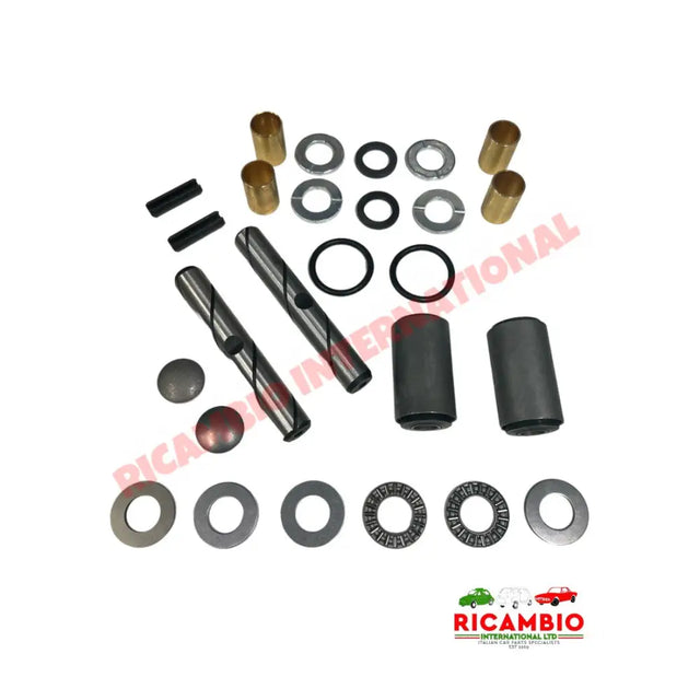 Modified King Pin Repair Kit (inc top bushes and bearings) - Classic Fiat 500 126 - Steering