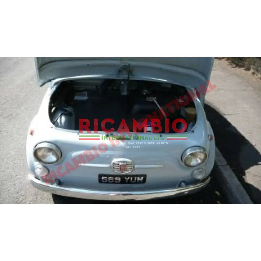 Mohair Spare Wheel Cover (Black)- Classic Fiat 500 - Classic Fiat 500 Parts & Spares