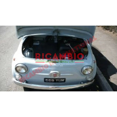 Mohair Spare Wheel Cover (Black)- Classic Fiat 500 - Classic Fiat 500 Parts & Spares