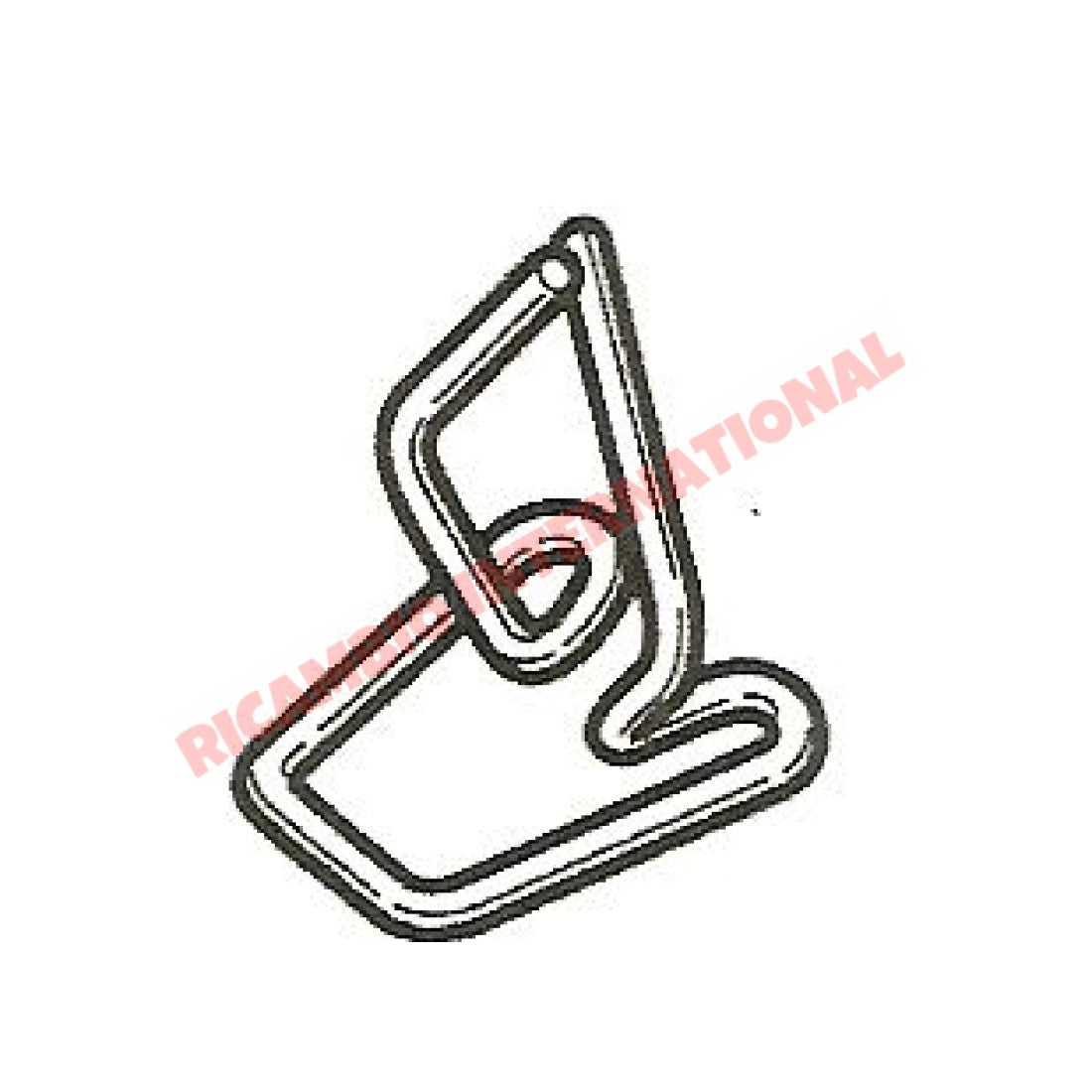 Moulding Trim Clip - Classic Fiat 500 600 - Chrome - Aluminium & Exterior Trim Parts