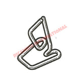 Moulding Trim Clip - Classic Fiat 500 600 - Chrome - Aluminium & Exterior Trim Parts
