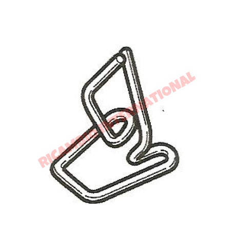 Moulding Trim Clip - Classic Fiat 500 600 - Chrome - Aluminium & Exterior Trim Parts