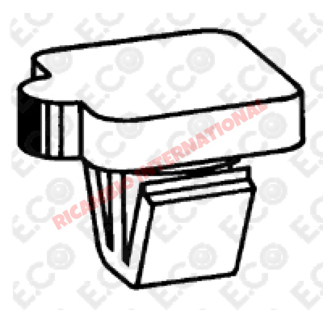Moulding Trim Clip Kit (2) - Fiat 127 s3 - Exterior Trim