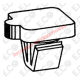 Moulding Trim Clip Kit (2) - Fiat 127 s3 - Exterior Trim